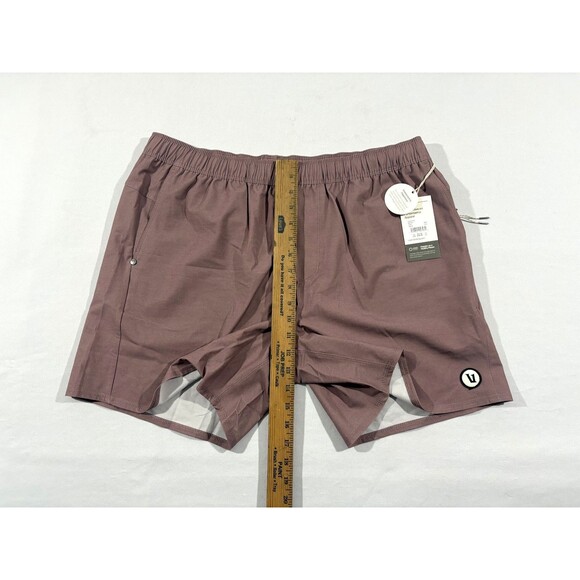 Vuori Shorts Mens Marsala Cape Unlined Volley Performance Stretch V369 2XL NWT - Picture 4 of 7